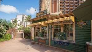 A storefront with a sign reading 'Mamas Store' and 'Pick-Up' window. - Ko Olina | Couples Disney Retreat | Lagoon + Pool (Kapolei)
