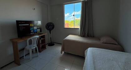 Complete double apartment with air conditioning.