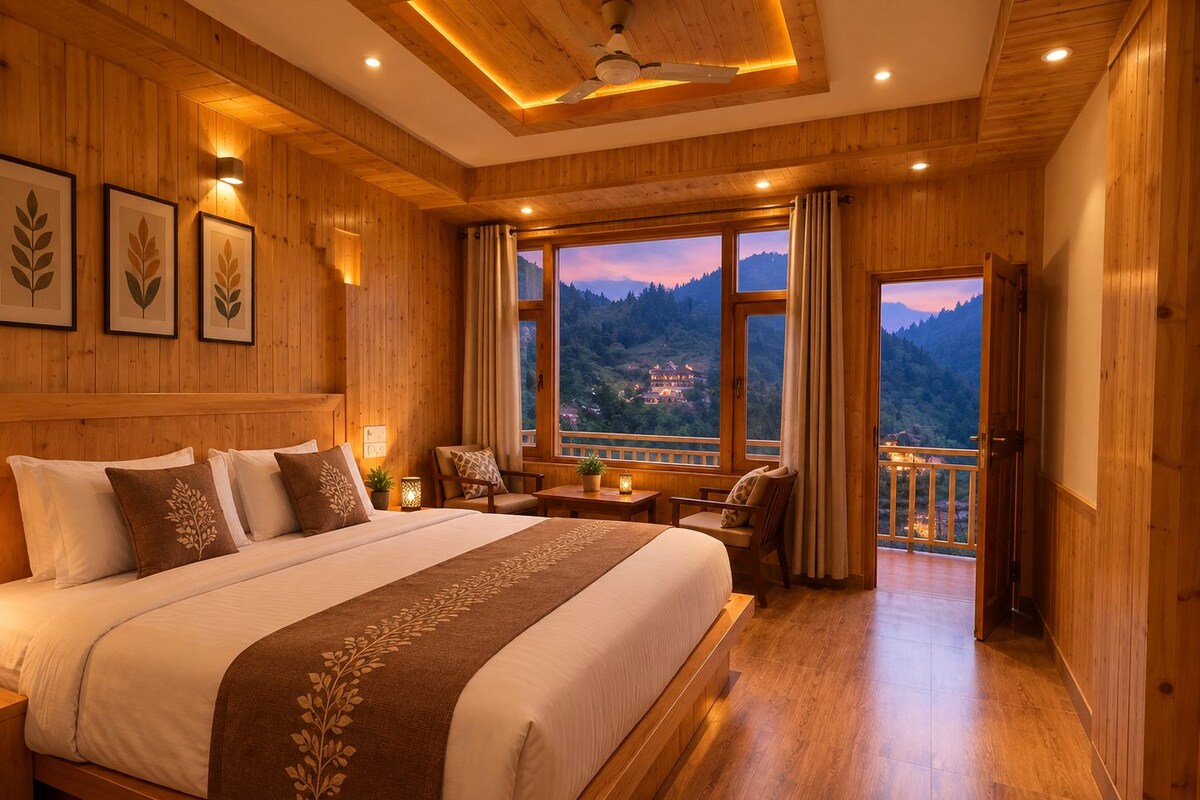 Superior Double Room, Balcony, Mountain View