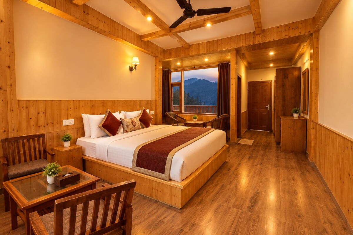 Double Room, Balcony, Mountain View