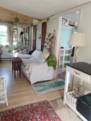 Interior - Teeny Tiny Beach Shack - steps to private sandy beach perfect for beach lovers (Bourne)