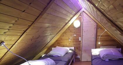 An easily accessible cabin with a fireplace near a hiking area outside Hässleholm