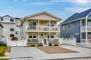 Exterior - Walk to Beach & Marinas! Brigantine 2-Unit Duplex (Brigantine)