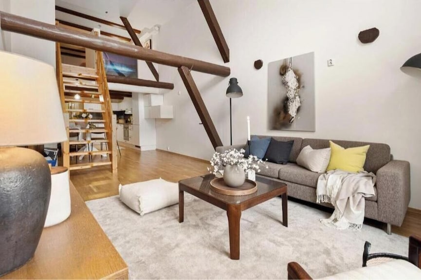 Charming Loft In Central Trondheim With Free Parking Spot 7 Minutes Walking - Trondheim