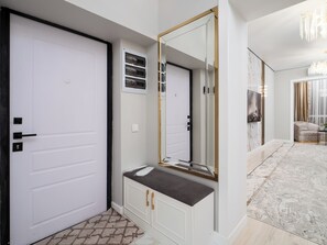 Apartment, 2 Bedrooms, Private Bathroom, Mountain View | Interior - Spacious 3-room apartments (Almaty)