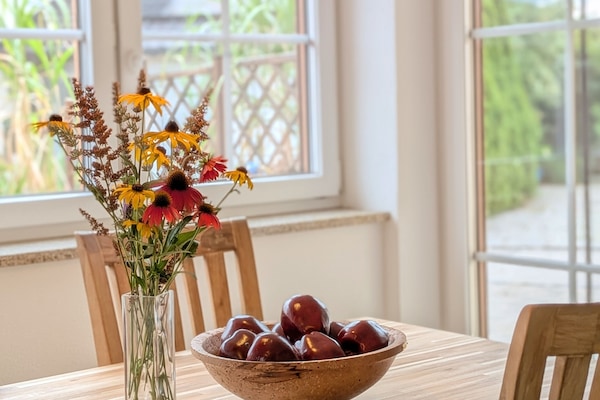 Ferienwohnung mit 2 Schlafzimmer und Balkon-Küche6
