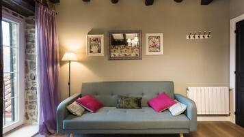 Doppelzimmer, Bergblick | Wohnbereich