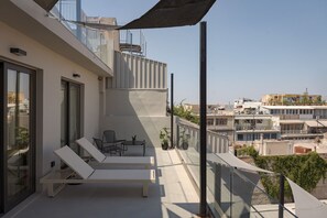 Luxury-Suite, Whirlpool | Balkon