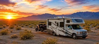 RV Dry Camping Near Arizona Sand Dunes