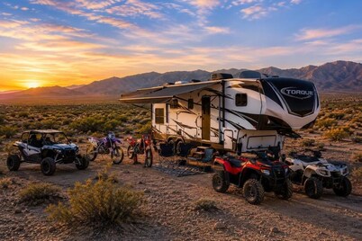 RV Dry Camping Near Arizona Sand Dunes