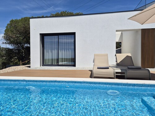 Adults-Only Studio with a private pool, ocean, and sunset views.
