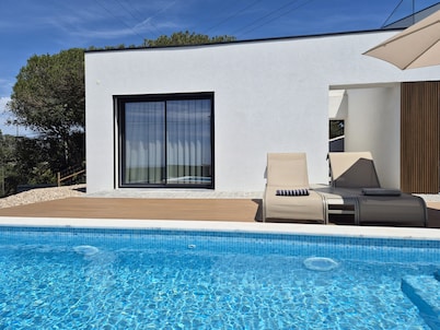 Adults-Only Studio with a private pool, ocean, and sunset views.