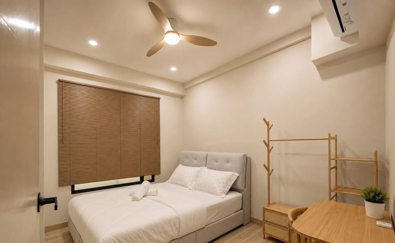2 多间卧室、熨斗/熨衣板、WiFi、床单