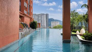 Indoor pool, outdoor pool