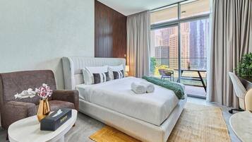 In-room safe, blackout curtains, iron/ironing board, free WiFi