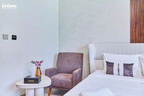华丽公寓, 城市景观 | 客房内保险箱、遮光窗帘、熨斗/熨衣板、免费 WiFi