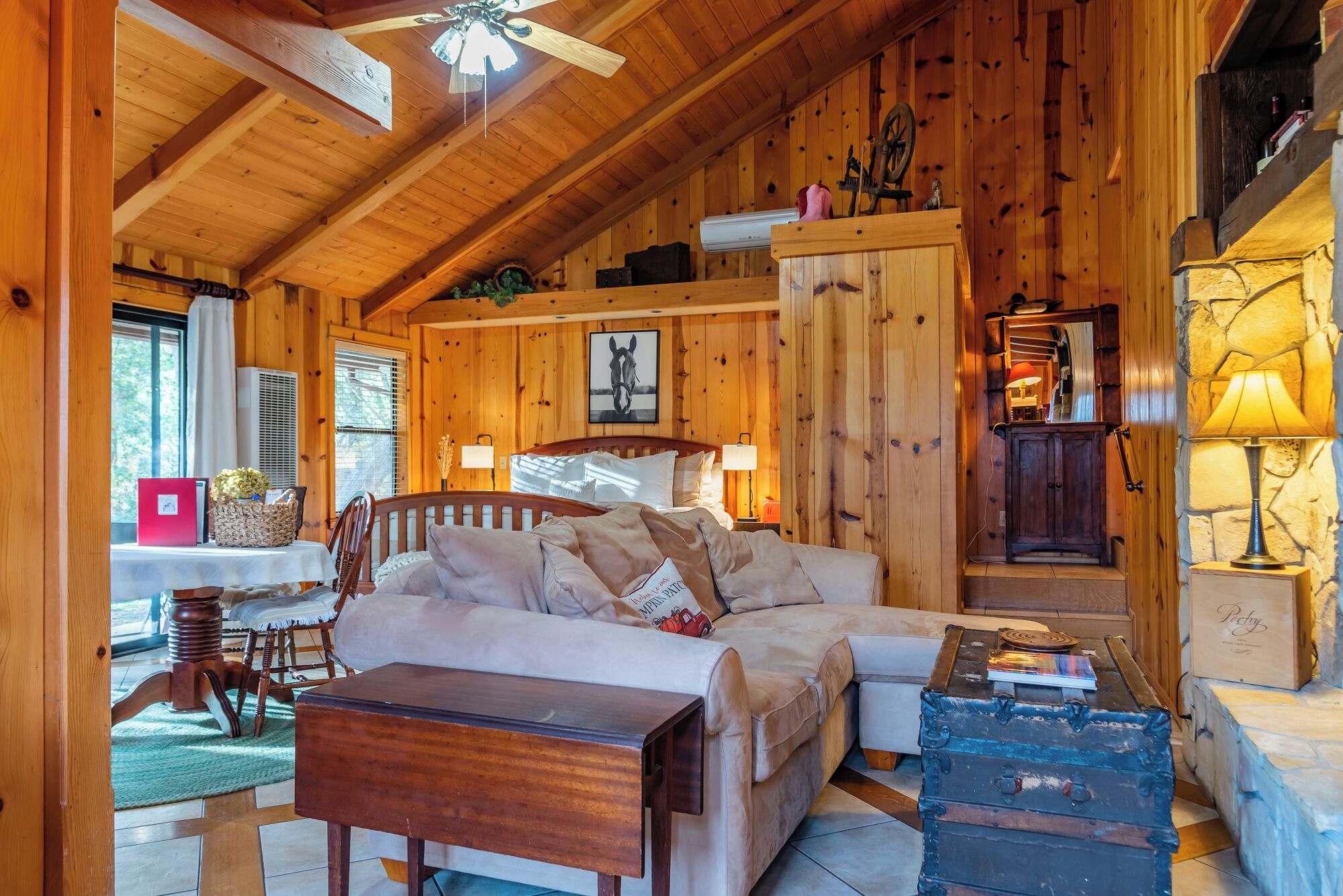 Private Patio + Kitchenette + Dining | Vineyards + Coast Nearby | Creekside Room - Templeton, CA