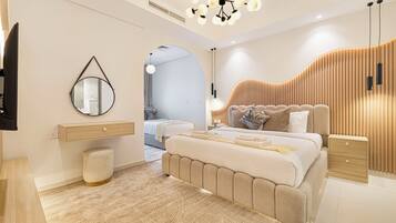 Deluxe-Apartment, Stadtblick | Kostenloses WLAN