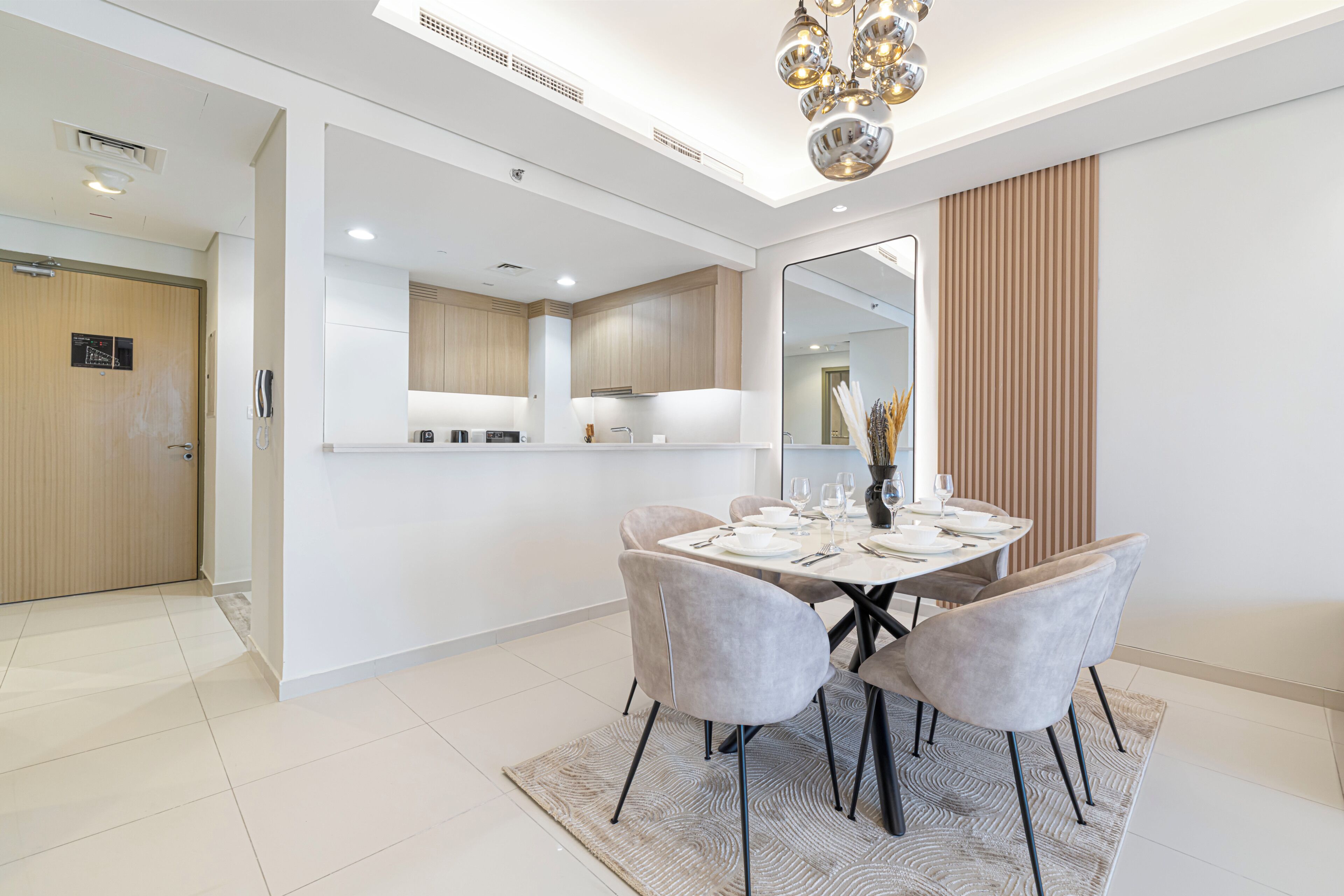 Deluxe-Apartment, Stadtblick | Speisen