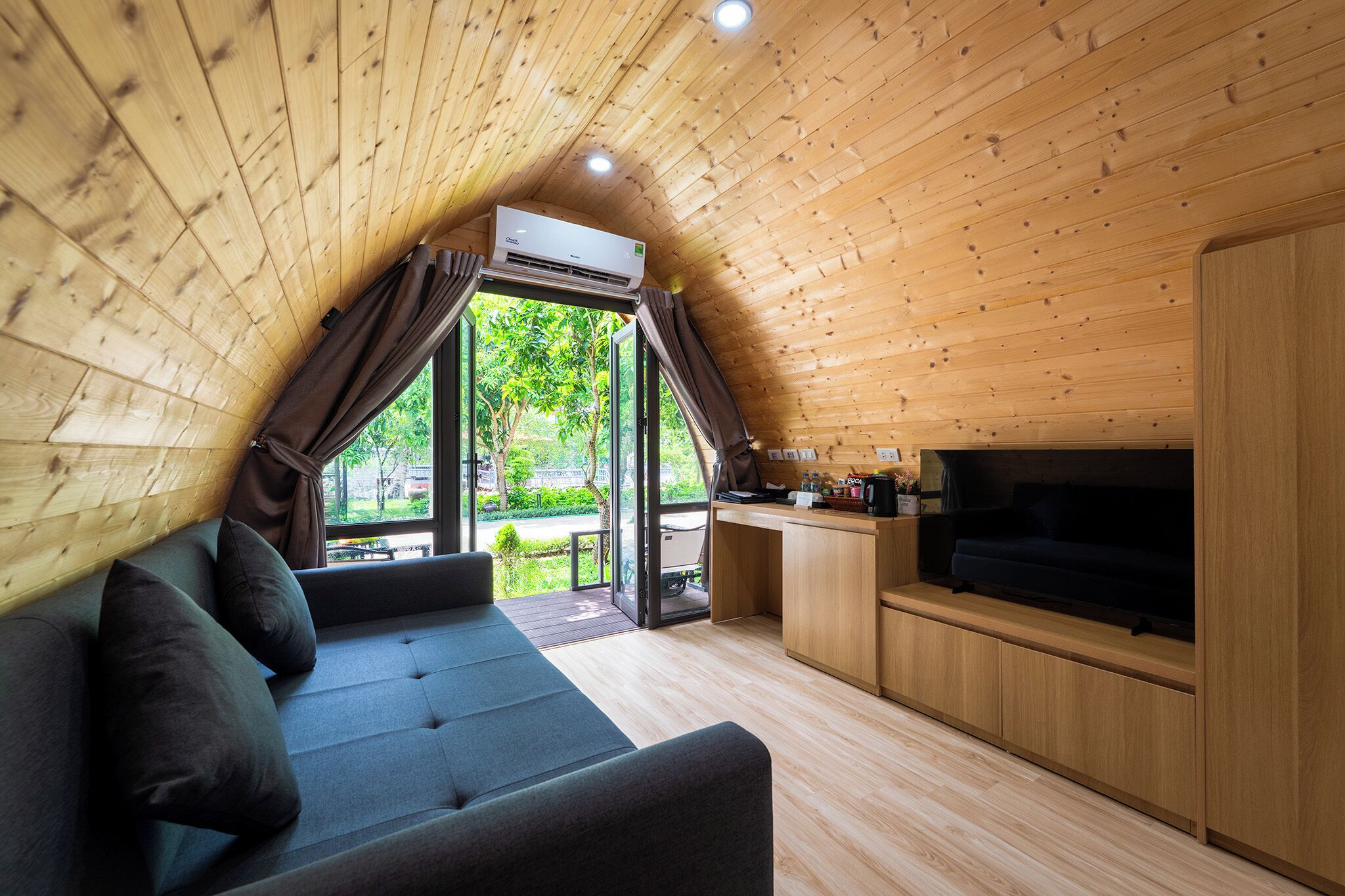 Bungalow cơ bản, không hút thuốc, quang cảnh vườn | Khu phòng khách
