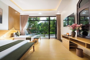 Bộ đồ giường kháng dị ứng, két bảo mật tại phòng, màn/rèm cản sáng 
