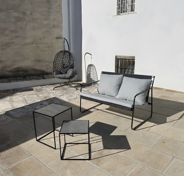 Terrace/patio - Apartment 'Casa Itria, Acqua' with Private Terrace, Wi-Fi and Air Conditioning (Martina Franca)
