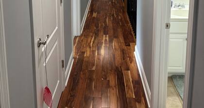 Big exhale … chill! Bedrooms are upstairs, everything else is down. Enjoy!