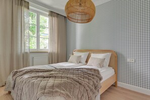 Family Apartment, Balcony | Premium bedding, iron/ironing board, cots/infant beds, free WiFi - Valor -Rodzinny apartament z balkonem (Sopot)