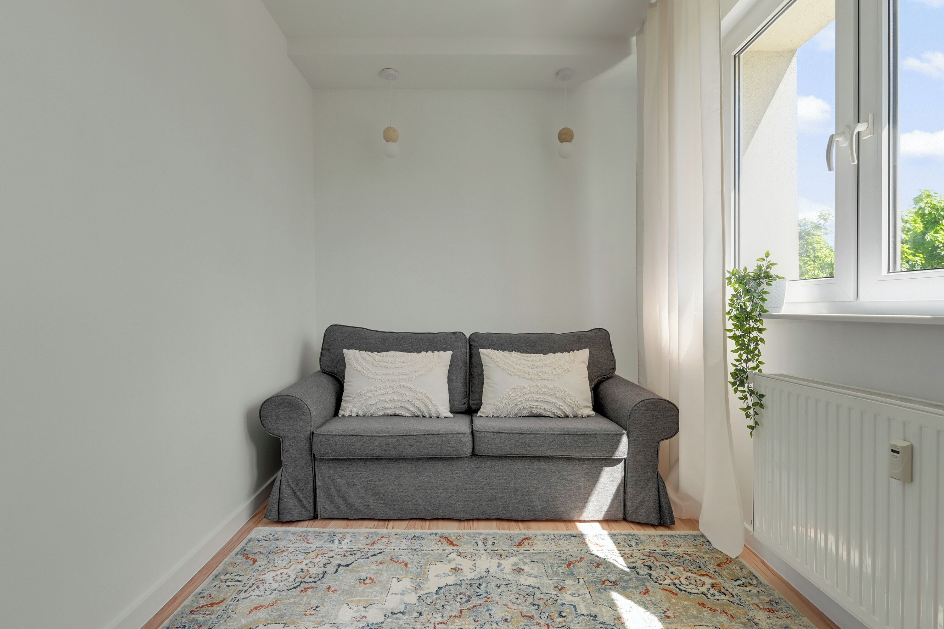 Apartamento económico, no fumadores, baño privado | Zona de estar | Una televisión de pantalla plana, Netflix, Hulu, servicios de streaming