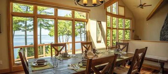 Lakefront Estate w/ Dock, Hot Tub & Bar/Game Room