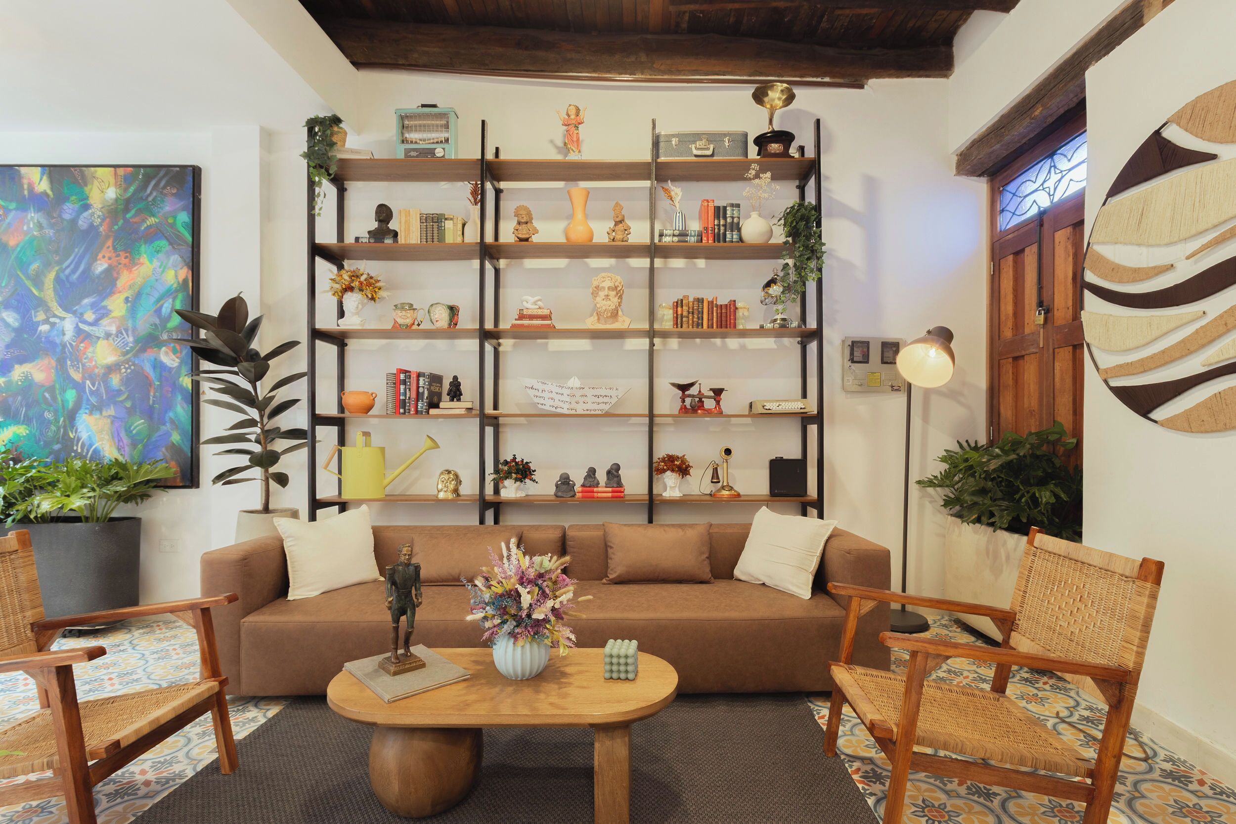 Sala de estar en el lobby