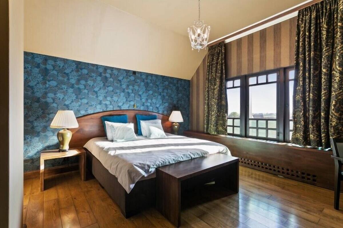 Deluxe Double Room, Hill View | Minibar, in-room safe, desk, laptop workspace