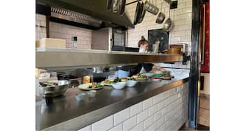 Espaço de cozinha compartilhada