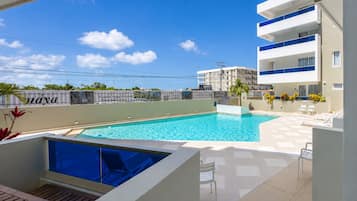 Comfort Apartment, Balcony, City View | Pool | Outdoor pool