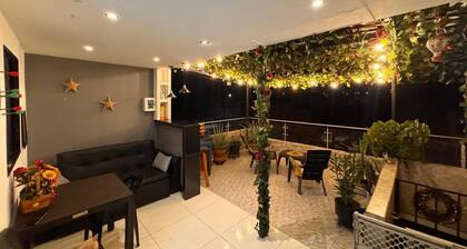 Apartamento Amueblado con aire acondicionado en los patios