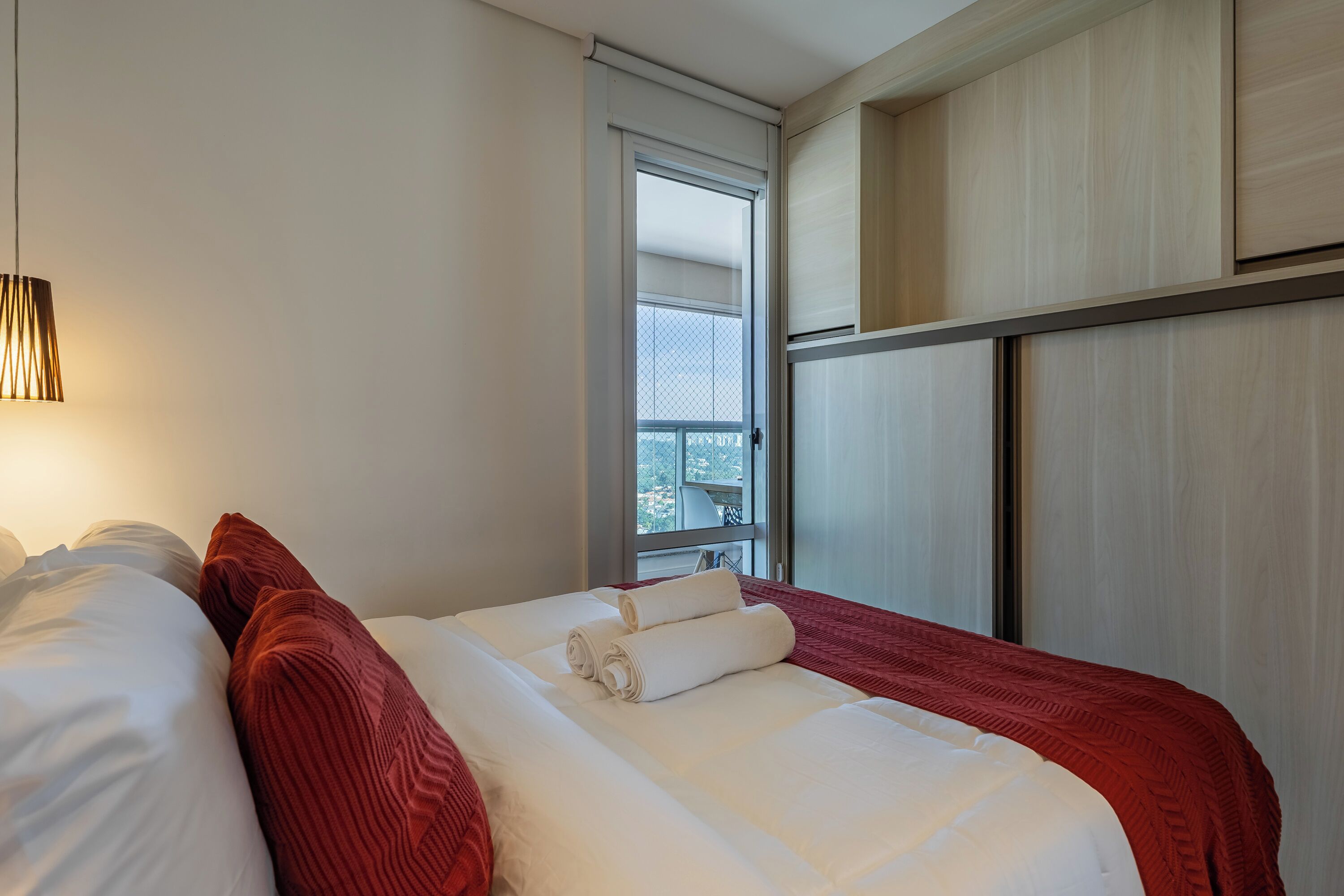 Premium Apartment, 1 Double Bed with Sofa bed, Kitchen, City View | Laptop workspace, iron/ironing board, WiFi (free)