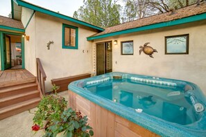 Patio | Hot Tub | Garden View - Serene 10-Acre Nevada City Retreat w Hot Tub! (Nevada City)