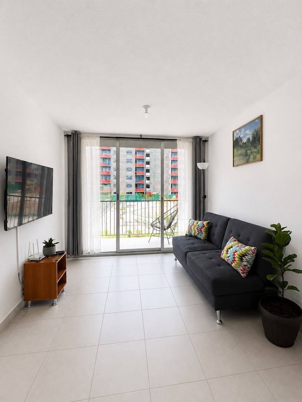 Living area - Garden Urban Stay | Pool | 15 min from the Historic Center (San Marcos)