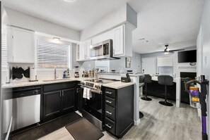 Private kitchen - Game Day Modern 2BR | Steps to AT&T & Globe Life (Arlington)