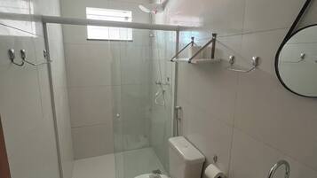 Apartment, Air conditioning, City View | Bathroom | Shower, towels, soap, toilet paper