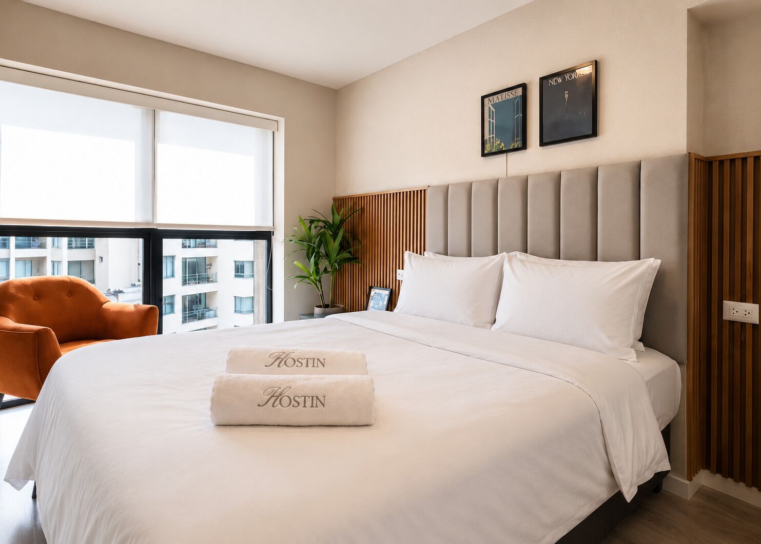 Appartement, balkon, uitzicht op de stad | Een strijkplank/strijkijzer, gratis wifi