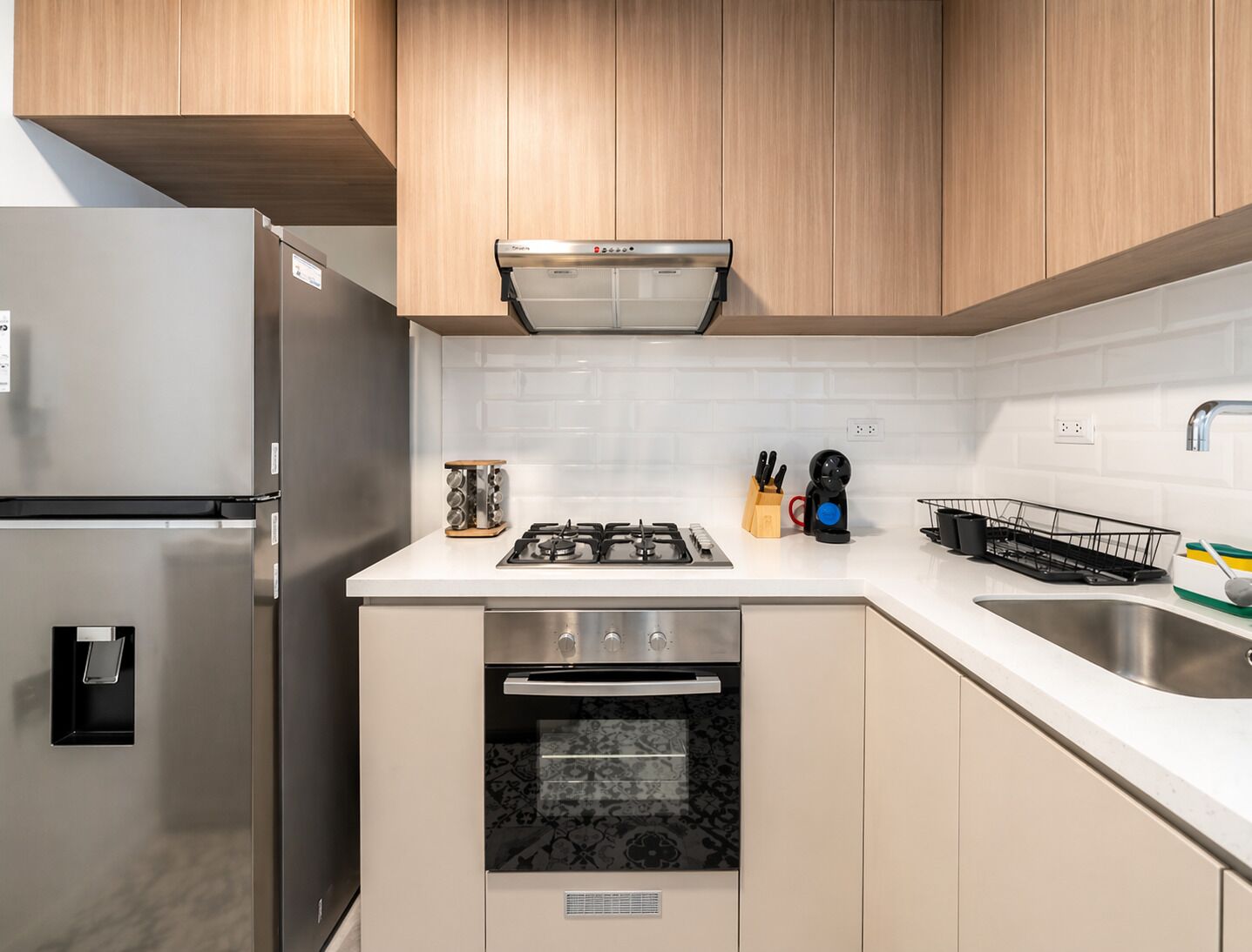 Apartment, Balcony, City View | Private kitchen