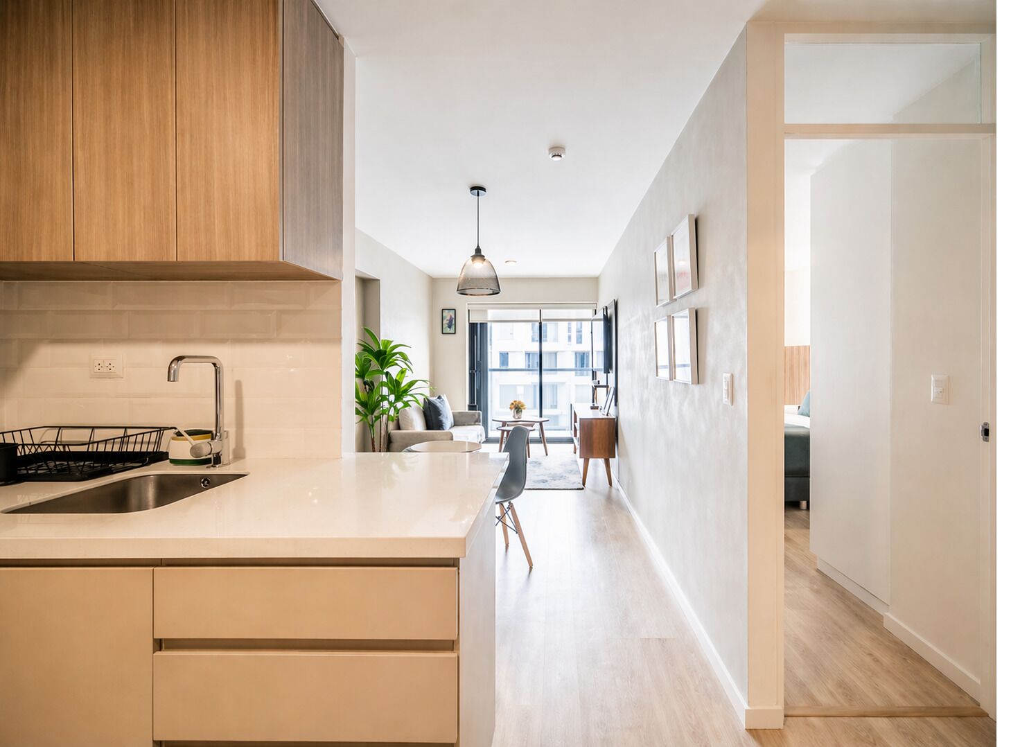 Apartment, Balcony, City View | Private kitchen