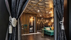 Interior - Speakeasy Bar, Pool, Hot Tub | 4BD, Palm Springs | Sleeps 8, Private Patios, Poker Table (Palm Springs)