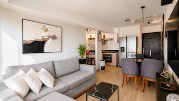 Apartment, City View | Living area