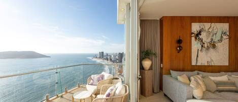 Deluxe Penthouse, 3 Bedrooms, Sea View | View from room