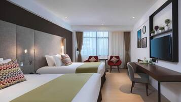 Standard Double Room, City View | Blackout curtains, soundproofing, free WiFi