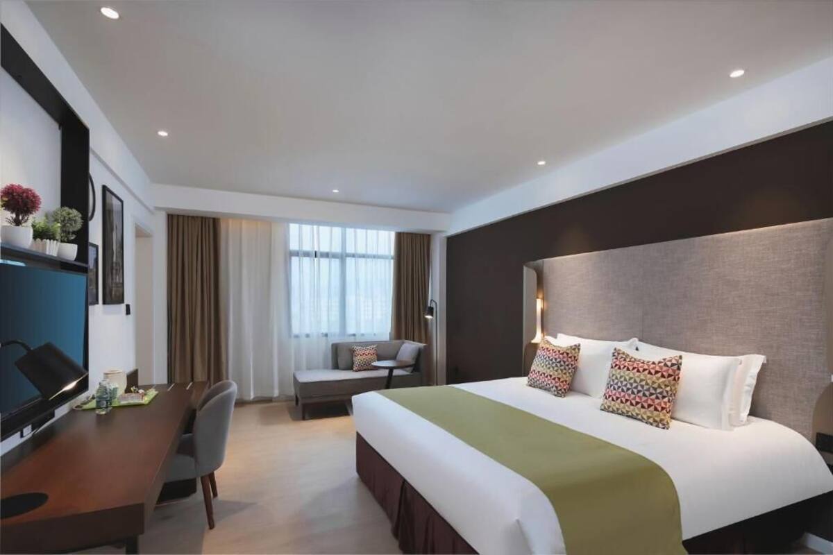 Quarto solteiro standard | Cortinas blackout, quartos à prova de som, Wi-Fi de cortesia