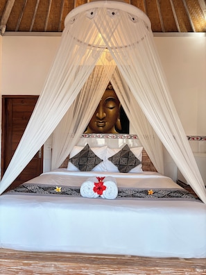 Villa, 3 habitaciones, piscina privada | Minibar, wifi gratis, ropa de cama