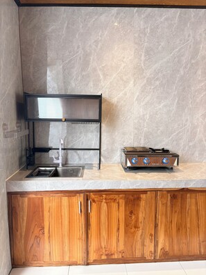 Villa, 3 Bedrooms, Private Pool | Private kitchen | Stovetop, dishwasher, cookware/dishes/utensils - Blue Lagoon Private Villa (Bali)